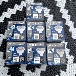Lot Of 7 TCP LED712VMR16V41KFL ELITE SERIES 7W 500 LUMENS LED NIB